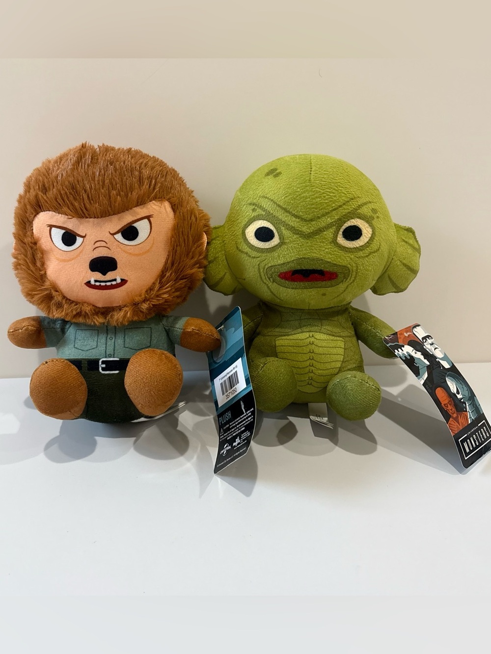 Official Universal Studios Monsters Plush Set Wolfman Creature Black Lagoon NWT